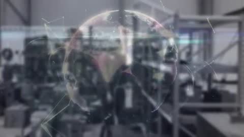 Technological Innovations in Logistics: Worker Inspecting Box