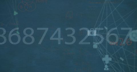 Mathematical Data Visualization and Global Networking Concept - Download Free Stock Images Pikwizard.com