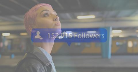 Social Media Success Digital Age Concept Art