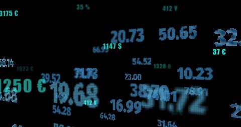 Financial Data Processing with Dynamic Numbers Background - Download Free Stock Images Pikwizard.com