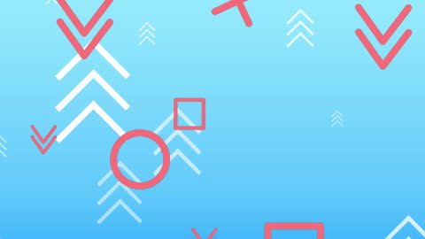 Dynamic Abstract Background with Minimalist Shapes