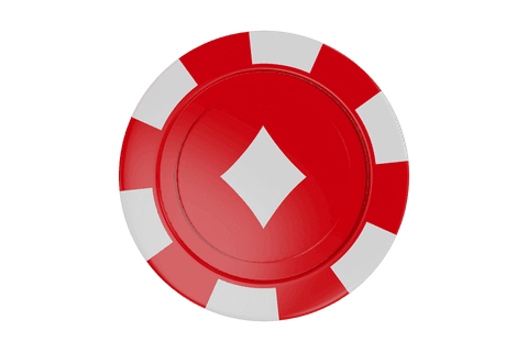 red casino chip with diamond symbol transparent background - Download Free Stock Videos Pikwizard.com
