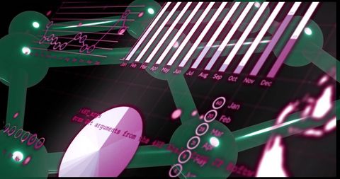 Digital Visualization of Scientific Data and DNA Structure - Download Free Stock Images Pikwizard.com