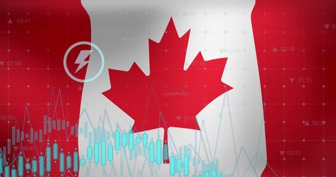 Data Processing Trends over Canadian Flag