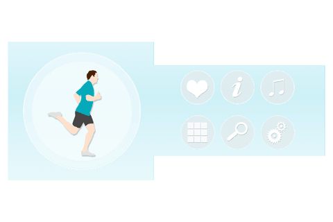 Transparent Digital Illustration of Running Man with Medical Icons - Download Free Stock Videos Pikwizard.com