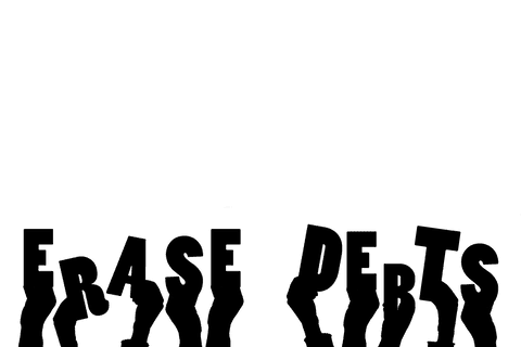 transparent vector of hands with erase debts text - Download Free Stock Videos Pikwizard.com