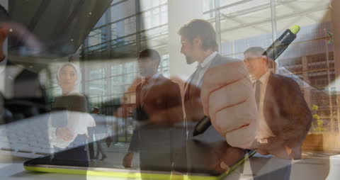 Innovative Business Team Collaborating in Modern Office