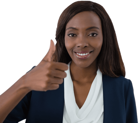 transparent businesswoman giving thumbs up positive expression - Download Free Stock Videos Pikwizard.com