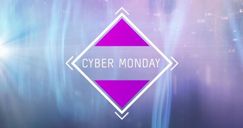 Cyber Monday Modern Tech Background Design - Download Free Stock Images Pikwizard.com