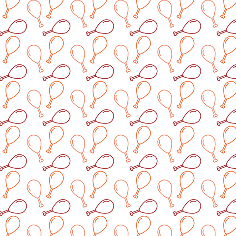 This colorful pattern of chicken drumsticks on a transparent background is ideal for creative projects, textiles, food publications, and decorative wrapping paper designs. The seamless and isolated vector format allows for effortless integration into digital or print tasks, adding a unique culinary aesthetic to any item.