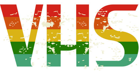 retro vhs letters with weathered textured striped gradient on transparent background - Download Free Stock Videos Pikwizard.com