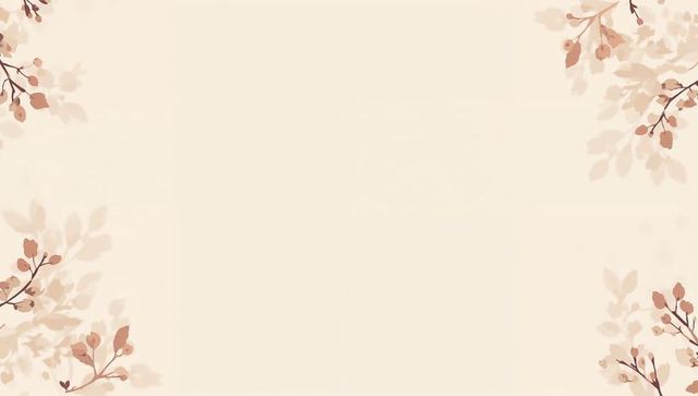 Cream watercolor botanical frame with minimalist pastel foliage border for stationery