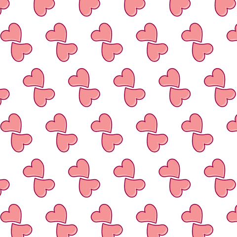 Red Heart Pattern on Transparent Background Loving Decorative Design - Download Free Stock Videos Pikwizard.com