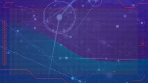 Innovative Digital Network Interface Background