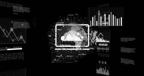 Global Finance Digitally Displayed with Data Visualization - Download Free Stock Images Pikwizard.com