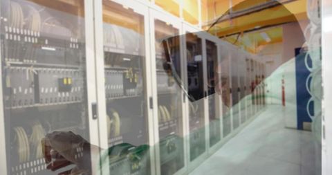 virtual reality interface in modern data center server room - Download Free Stock Images Pikwizard.com
