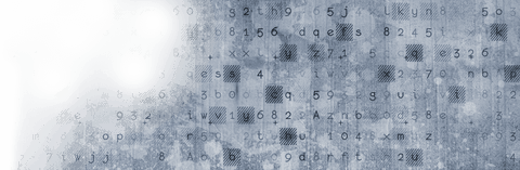 Abstract Transparent Data Overlay on Grunge Texture