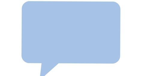 Blue Speech Bubble Isolated on White Background - Download Free Stock Images Pikwizard.com