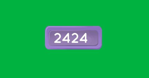 Social Media Notifications Counter on Green Background