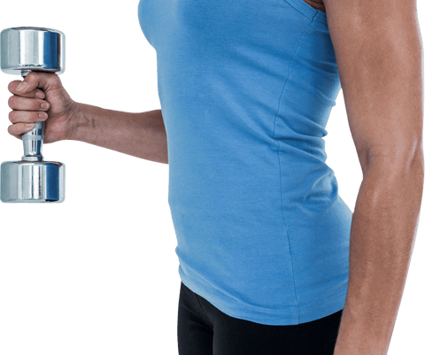 transparent fitness workout female holding dumbbell - Download Free Stock Videos Pikwizard.com