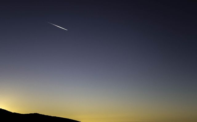 Shooting Star in Clear Night Sky - Download Free Stock Photos Pikwizard.com