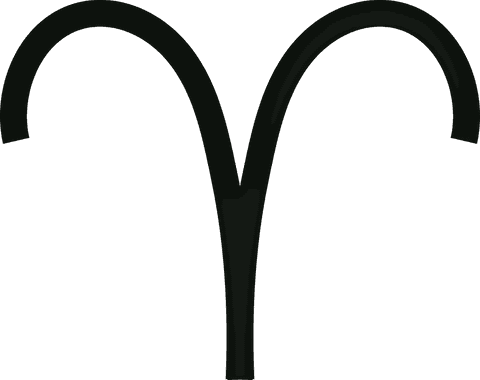 transparent aries zodiac sign symbol on white background - Download Free Stock Videos Pikwizard.com