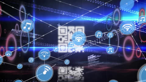 Digital Network and Data Connectivity Concept