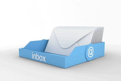 Digital Mail Letters in Blue Inbox on Transparent Background - Download Free Stock Videos Pikwizard.com