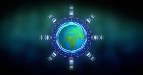 Advanced Digital Interface Scanning Globe Display