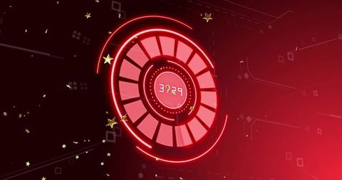 digital data processing interface animation on dark background - Download Free Stock Images Pikwizard.com