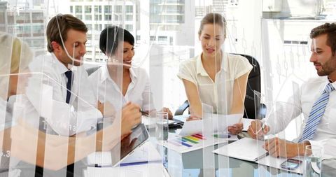 business team collaboration in modern office - Download Free Stock Images Pikwizard.com