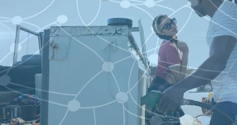 Global fuel industry technology trends at gas station