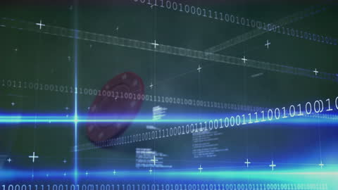 Binary Data Seamlessly Blending Casino Elements