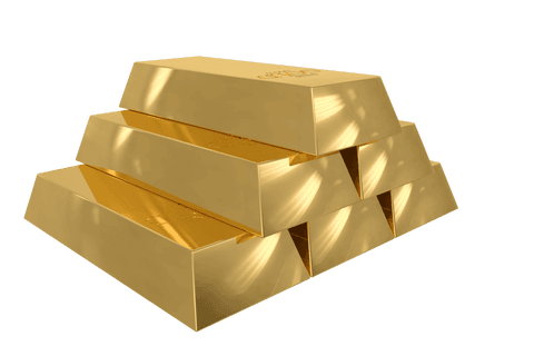 transparent illustration of shiny gold bars stacked overview - Download Free Stock Videos Pikwizard.com