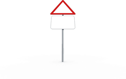 Illustration of Road Sign on Transparent Background - Download Free Stock Videos Pikwizard.com