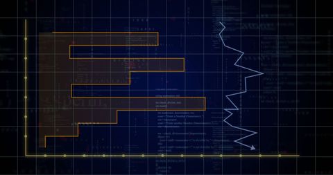 Digital Interface Data Processing Concept with Graphs - Download Free Stock Images Pikwizard.com