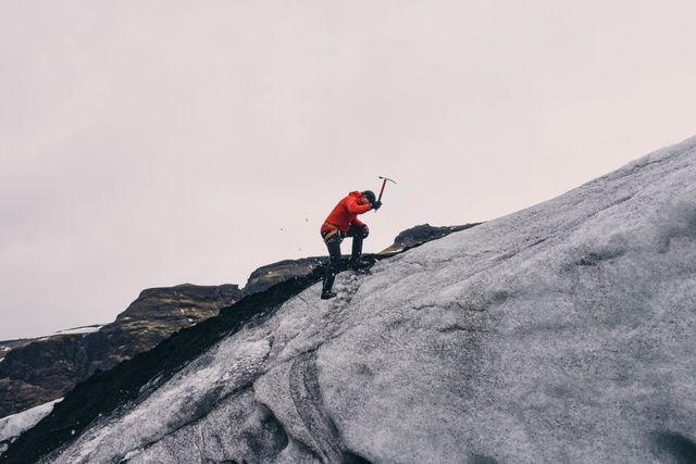 Mountain climber pickaxe  - Download Free Stock Photos Pikwizard.com