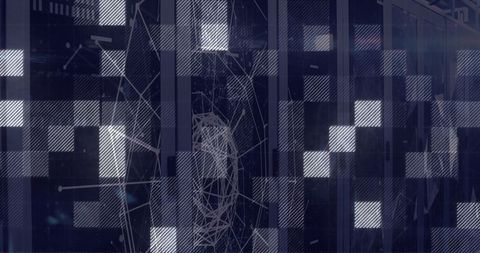 Abstract Network Visualization with Streaming Data and Server Rack