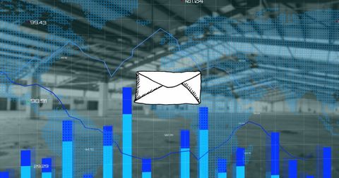 Global Email Network over Data Graph in Warehouse