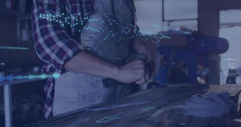 Carpenter Smoothing Wood: Masterful Woodworking in Action