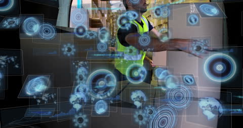 Futuristic Technology Concepts in Warehouse Logistics