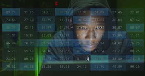 Hacker Analyzing Financial Data on Computer Screen - Download Free Stock Images Pikwizard.com