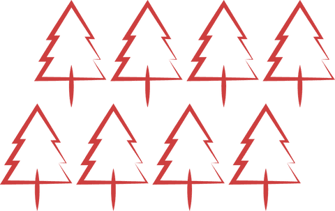 red tree pattern on transparent background for creative design - Download Free Stock Videos Pikwizard.com