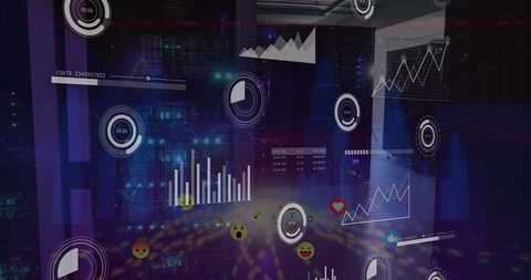 Innovative Financial Data Processing on Digital Platforms - Download Free Stock Images Pikwizard.com