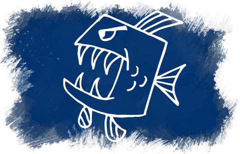 angry fish symbol on transparent background - Download Free Stock Videos Pikwizard.com
