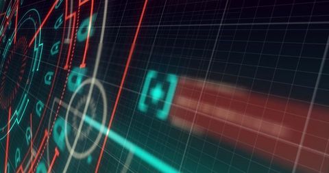 Futuristic Technology Digital Abstract Background