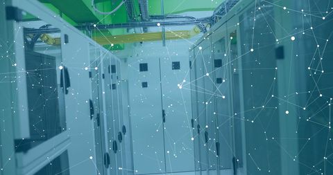 5G Technology and Data Processing in Modern Server Room