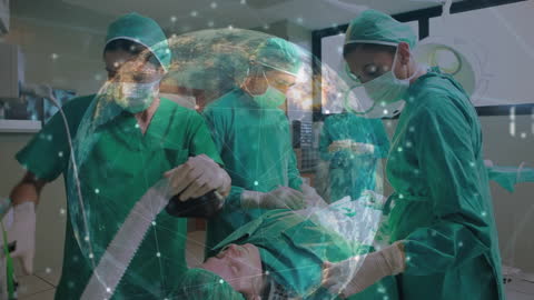 Surgeons Collaborating with Global Network Concept Overlay