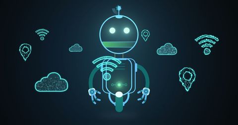 Creative ai chatbot and digital cloud network interaction