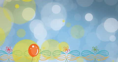 Colorful Bokeh Background with Abstract Shapes and Pastel Tones